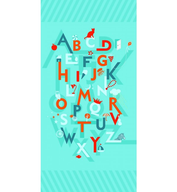 Alphabet 3 Laminate Sheet with Suede (SUD) Finish Kids 1 mm | Greenlam Laminates