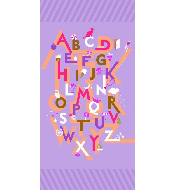 Alphabet 6 Laminate Sheet with Suede (SUD) Finish Kids 1 mm | Greenlam Laminates