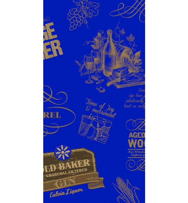 Cheers Blue A Laminate Sheet with Super Gloss (SGL) Finish Kafe Kitchen 1 mm | Greenlam Laminates