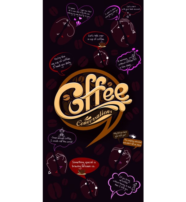 Coffee Beans Laminate Sheet with Super Gloss (SGL) Finish Kafe Kitchen 1 mm | Greenlam Laminates