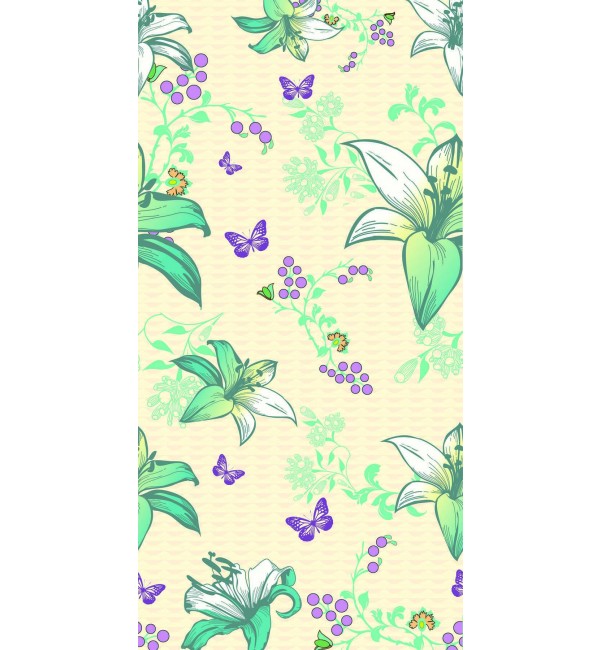 Exotic Lily 1 Laminate Sheet with Suede (SUD) Finish Flora 1 mm | Greenlam Laminates