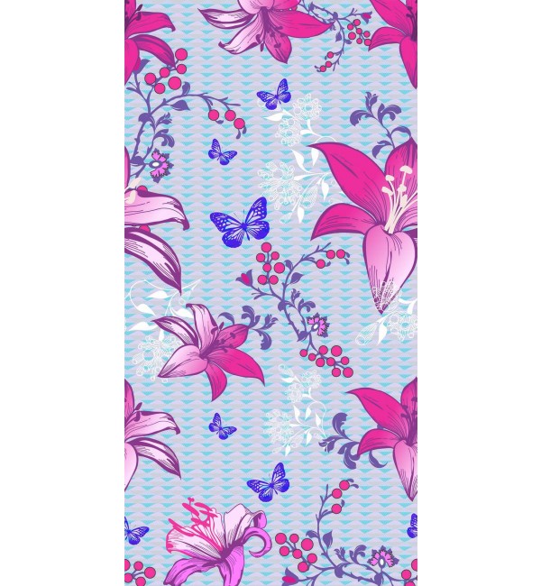Exotic Lily 4 Laminate Sheet with Suede (SUD) Finish Flora 1 mm | Greenlam Laminates