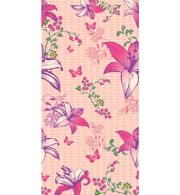 Exotic Lily 7 Laminate Sheet with Suede (SUD) Finish Flora 1 mm | Greenlam Laminates