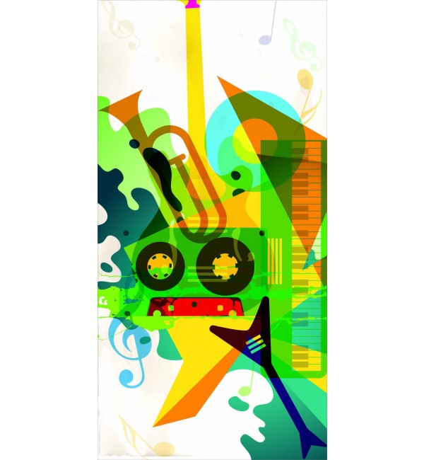 Fusion Laminate Sheet with Super Gloss (SGL) Finish Music 1 mm | Greenlam Laminates