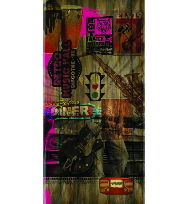 Groovy Tunes Laminate Sheet with Suede (SUD) Finish Music 1 mm | Greenlam Laminates