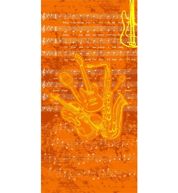 Orchestra 2 Laminate Sheet with Super Gloss (SGL) Finish Music 1 mm | Greenlam Laminates