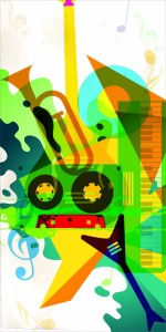  Laminate Sheet with Super Gloss (SGL) Finish Music 1 mm | Greenlam Laminates